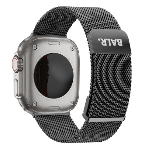 BALR. Correa milanesa Apple Watch (negra)