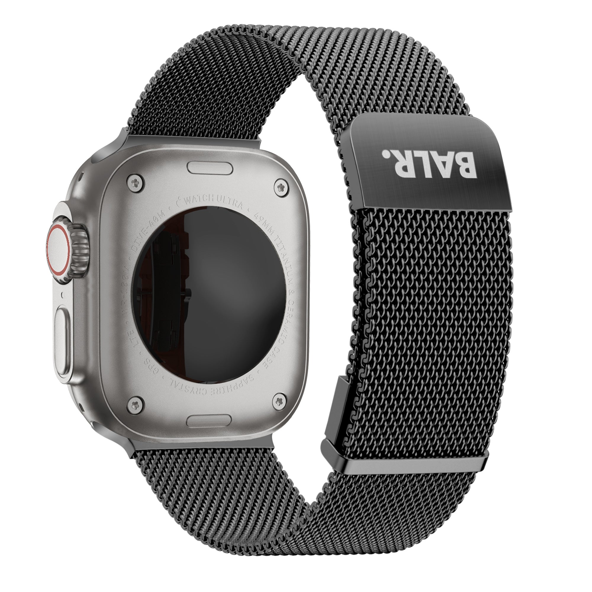 Balr. Apple Watch Milanese-Armband (Schwarz)