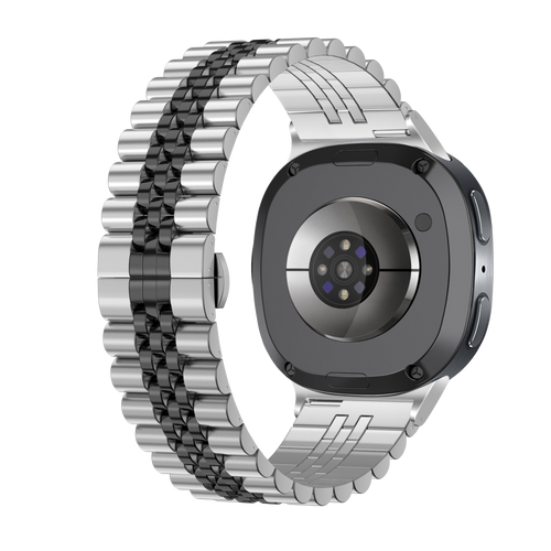 Samsung Galaxy Watch 8 - 40mm Jubilee Steel Strap (Silver/Black)