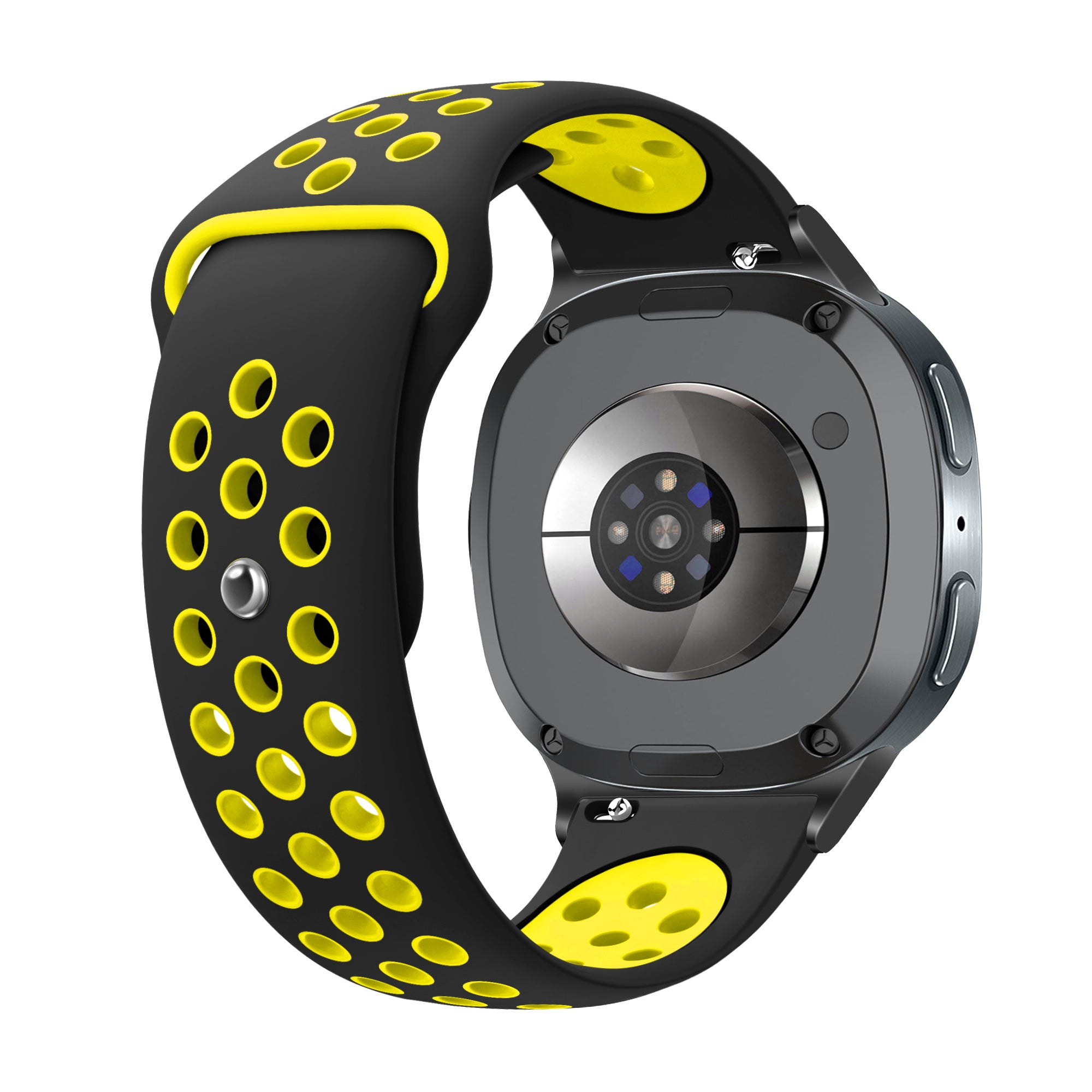 Correa deportiva Samsung Galaxy Watch 8 - 44mm (negro/amarilla)