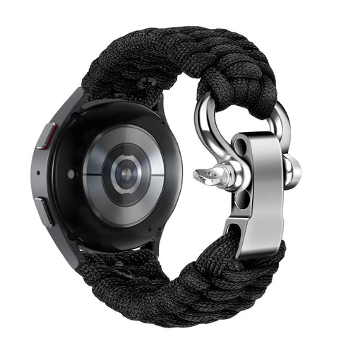 Amazfit Bip U (Pro) Seil-Nylonarmband (Schwarz)