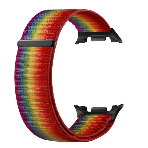 Samsung Galaxy Watch 8 - 40mm Nylonarmband (Regenbogen)