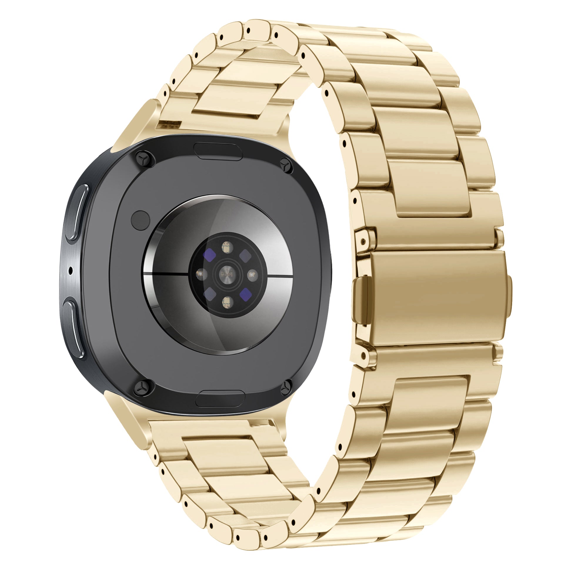 Bandz Samsung Galaxy Watch 8 - 40mm Stahl Armband 'Classic' (Retro Gold)