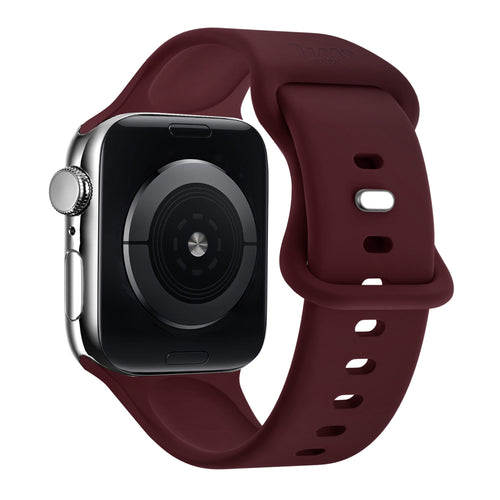 xoxo Wildhearts Apple Watch Silicone Strap (Burgundy)