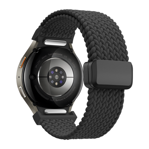Bandz Bracelet trensé 'Easy Fit' Samsung Galaxy Watch 5 - 40mm (noir)