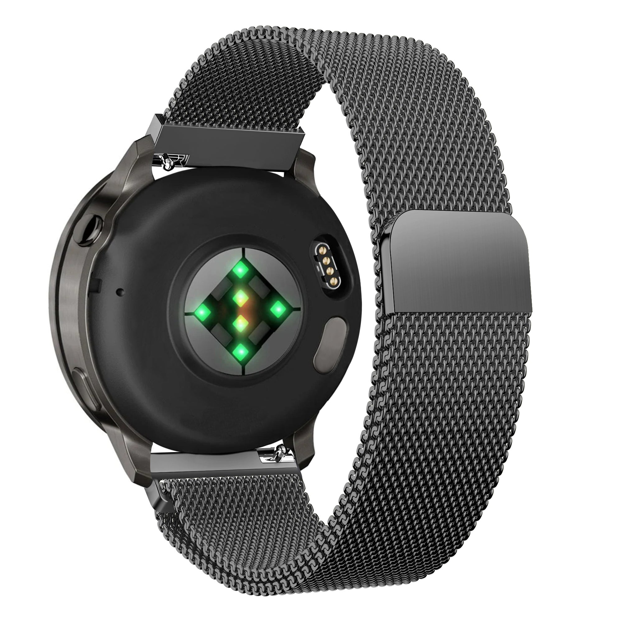 Bandz Garmin Forerunner 265s Milanese Loop Strap (Black)