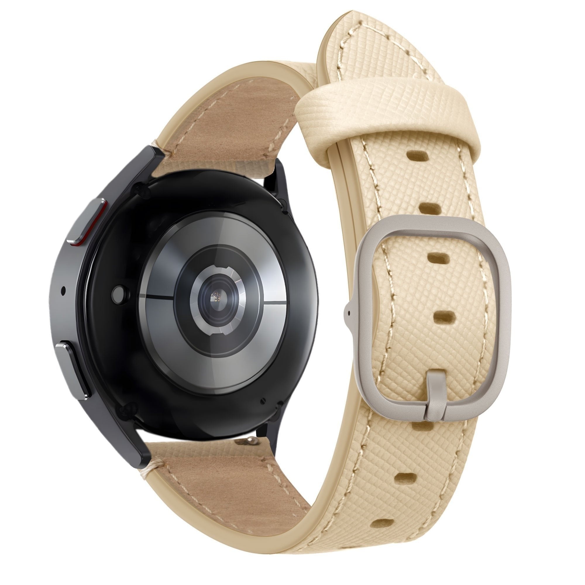 Bandz Correa cuero 'Deluxe' Coros Apex 42mm (kaki)