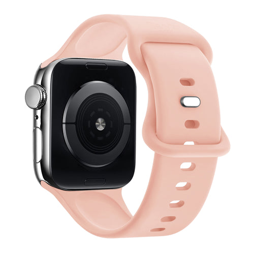 xoxo Wildhearts Apple Watch Silikonarmband (Hellrosa)