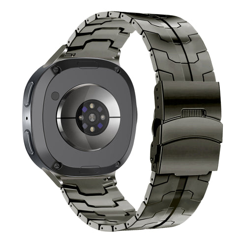 Bandz Samsung Galaxy Watch 8 - 44mm Stahlarmband 'Iron' (Graphit)