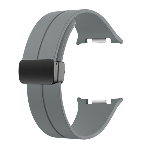  Samsung Galaxy Watch 8 Classic D-buckle siliconen bandje (donkergrijs)