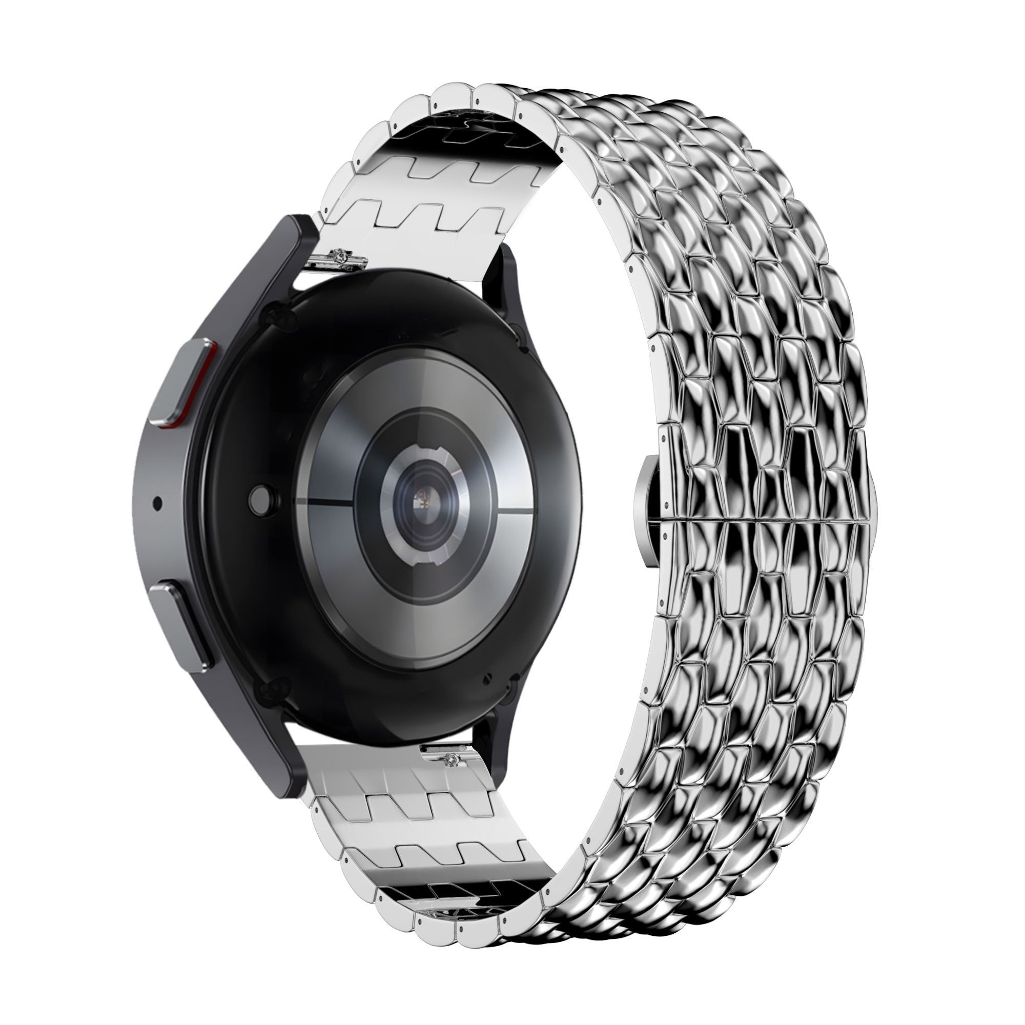 Bandz Coros Apex 42mm Steel Strap 'Dragon' (Silver)