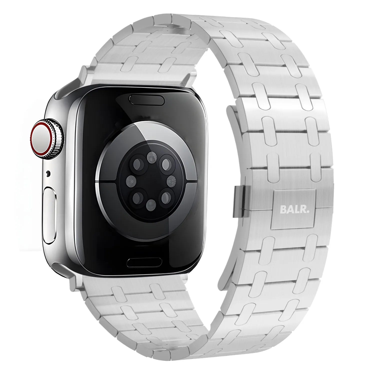BALR. Correa de acero inoxidable Apple Watch (plateada)