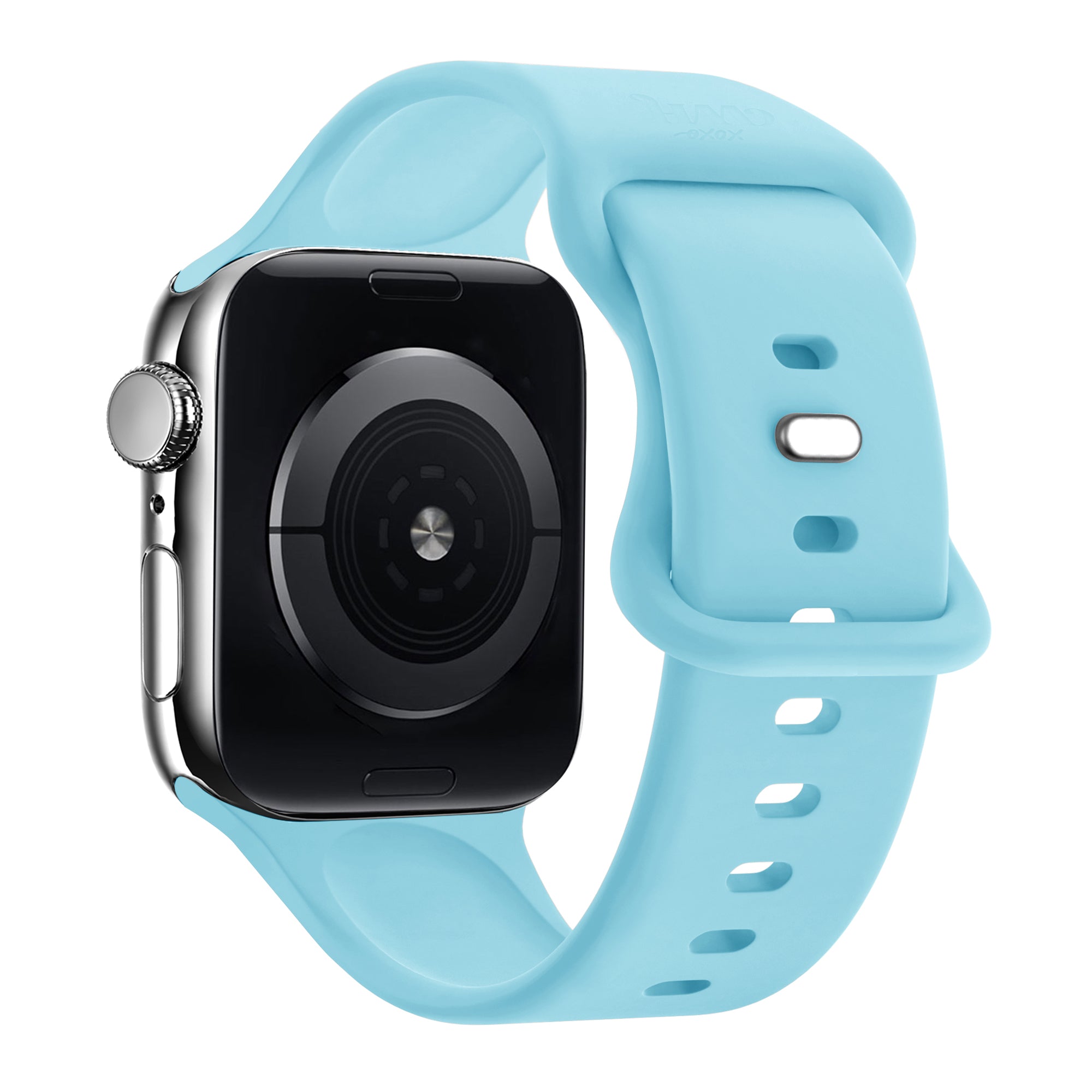 xoxo Wildhearts Apple Watch Silikonarmband (Hellblau)