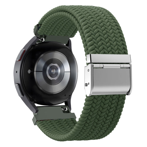 Bandz Redmi Watch 5 Lite geflochtenes Nylonarmband (Olivgrün)
