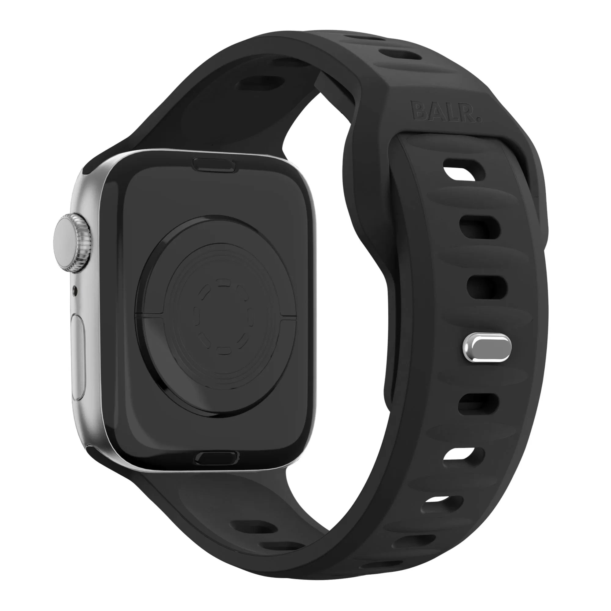 BALR. Correa de silicona Outdoor Apple Watch (negra)