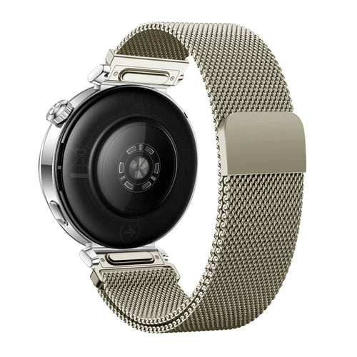 Bandz Huawei Watch GT 7 - 41mm Milanese Strap 'Easy Fit' (Starlight)
