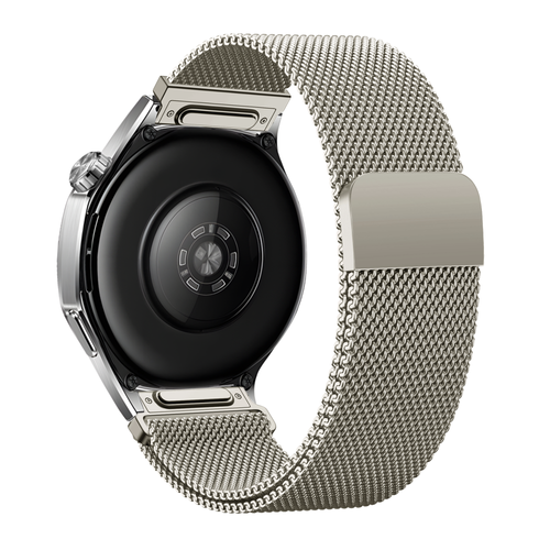 Bandz Samsung Galaxy Watch 42mm Milanese band 'Easy fit' (sterrenlicht)