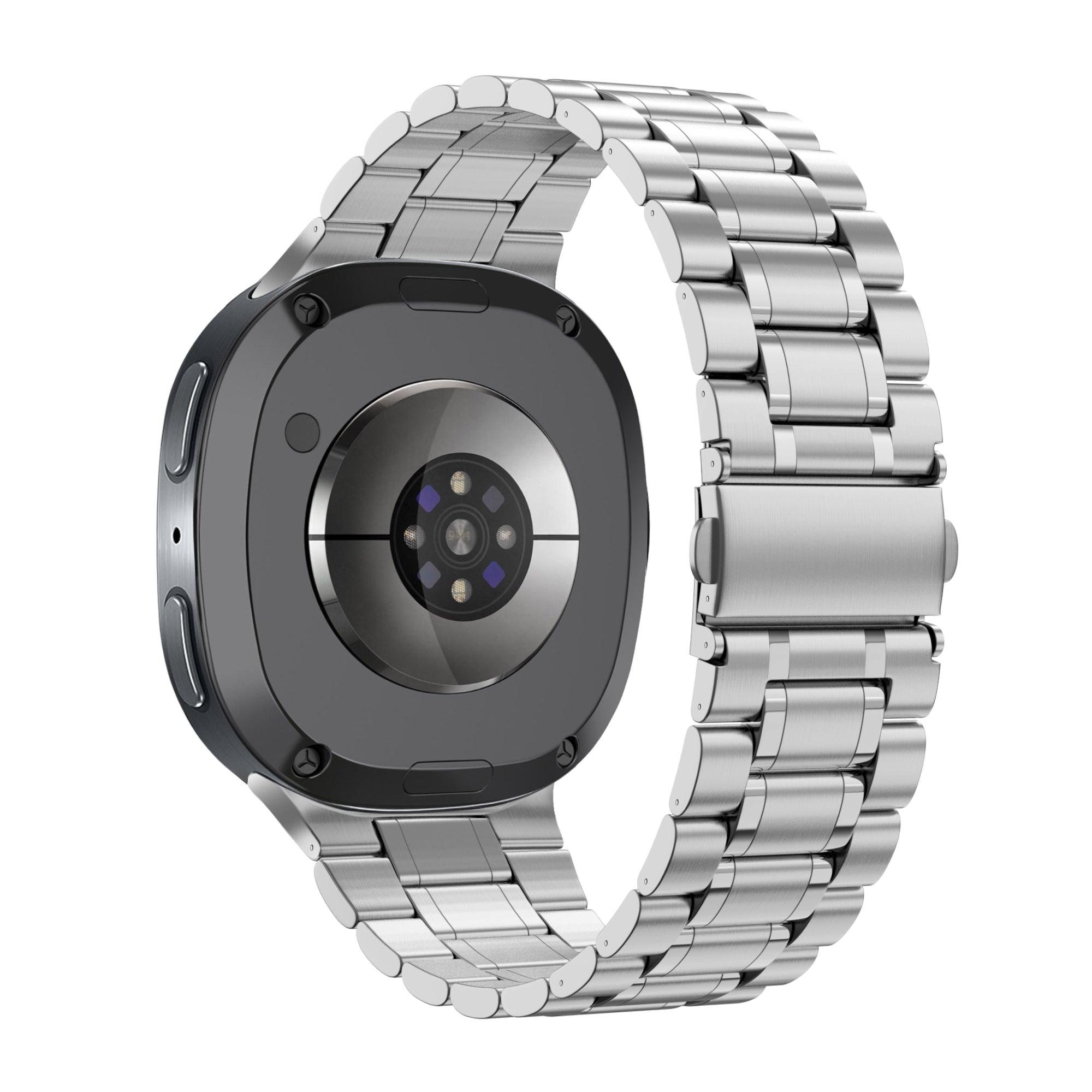Bandz Samsung Galaxy Watch 8 - 40mm Stahl Armband 'Deluxe' (Silber)