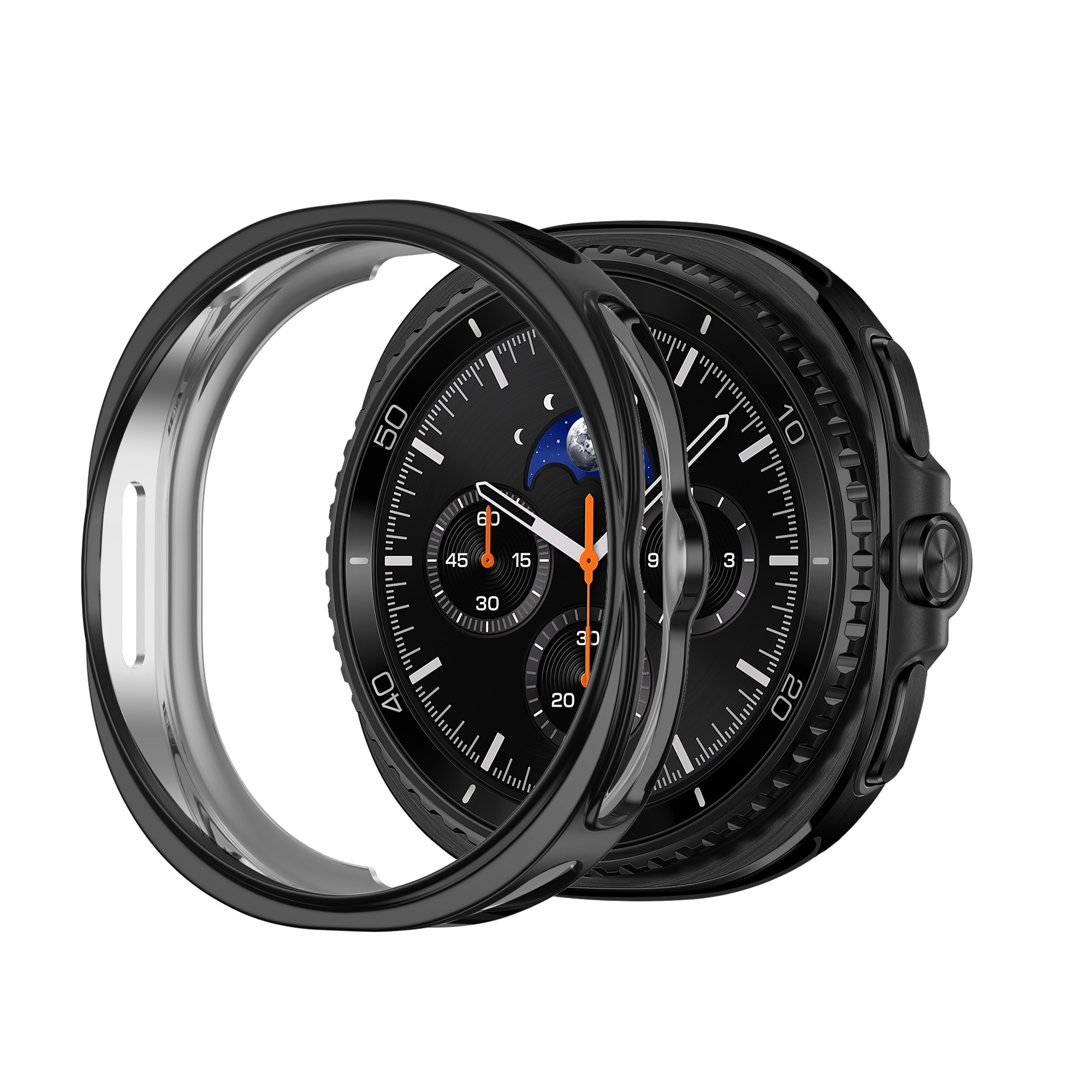 Bandz Funda TPU Samsung Galaxy Watch 8 Classic (negro)