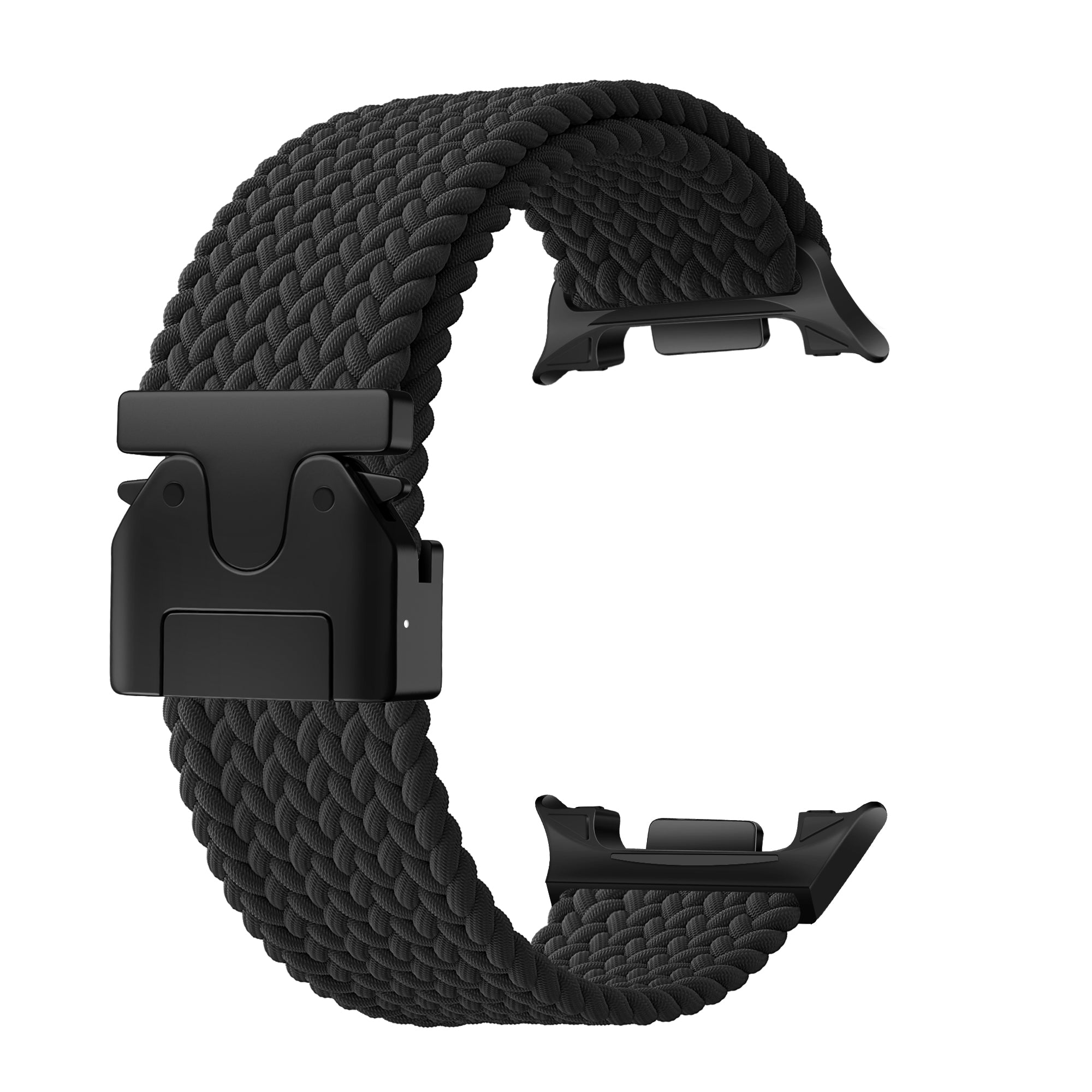 Samsung Galaxy Watch 8 - 44mm Braided Strap with P-Buckle (Black)