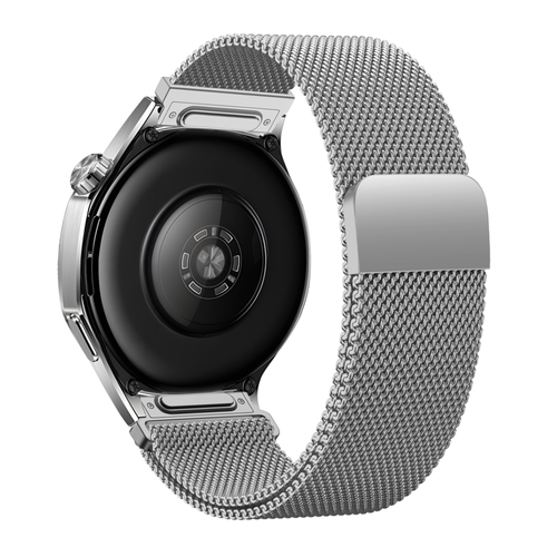 Bandz Coros Apex 2 Pro 'One Push' Milanese Strap (Silver)