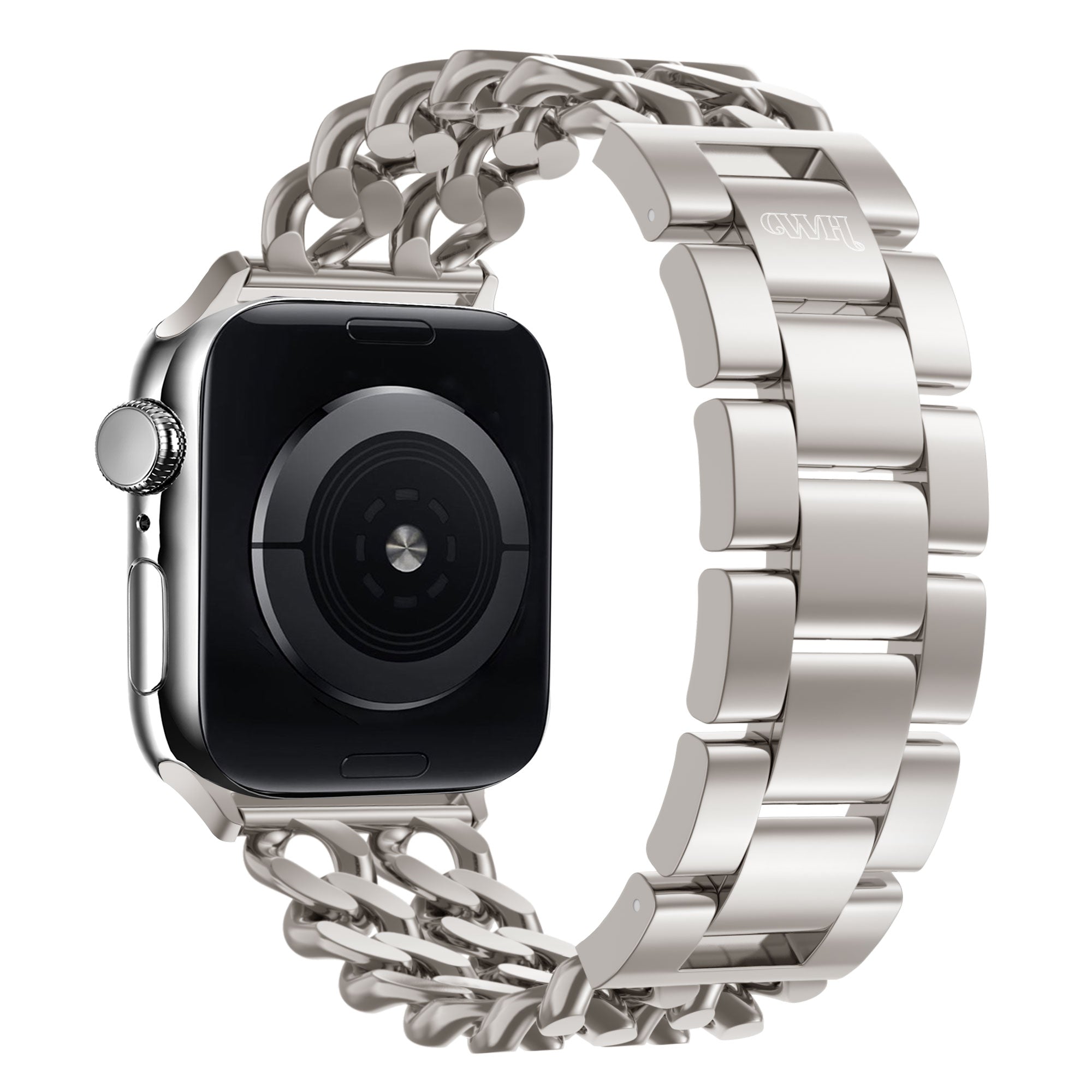 Correa acero cadena Apple Watch xoxo Wildhearts  - 38/40/41/42mm (blanco estrella)