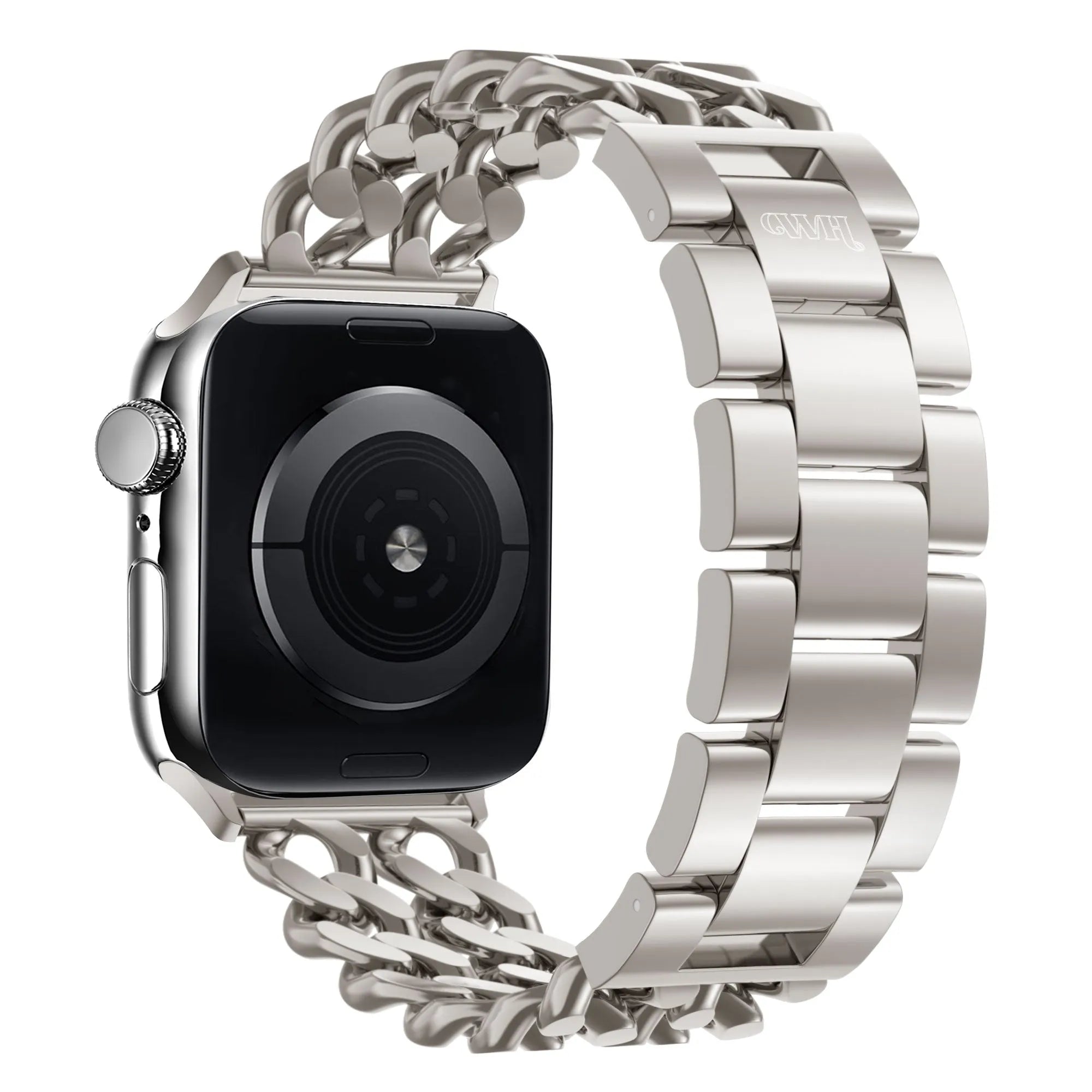 Correa acero cadena Apple Watch xoxo Wildhearts  - 38/40/41/42mm (blanco estrella)
