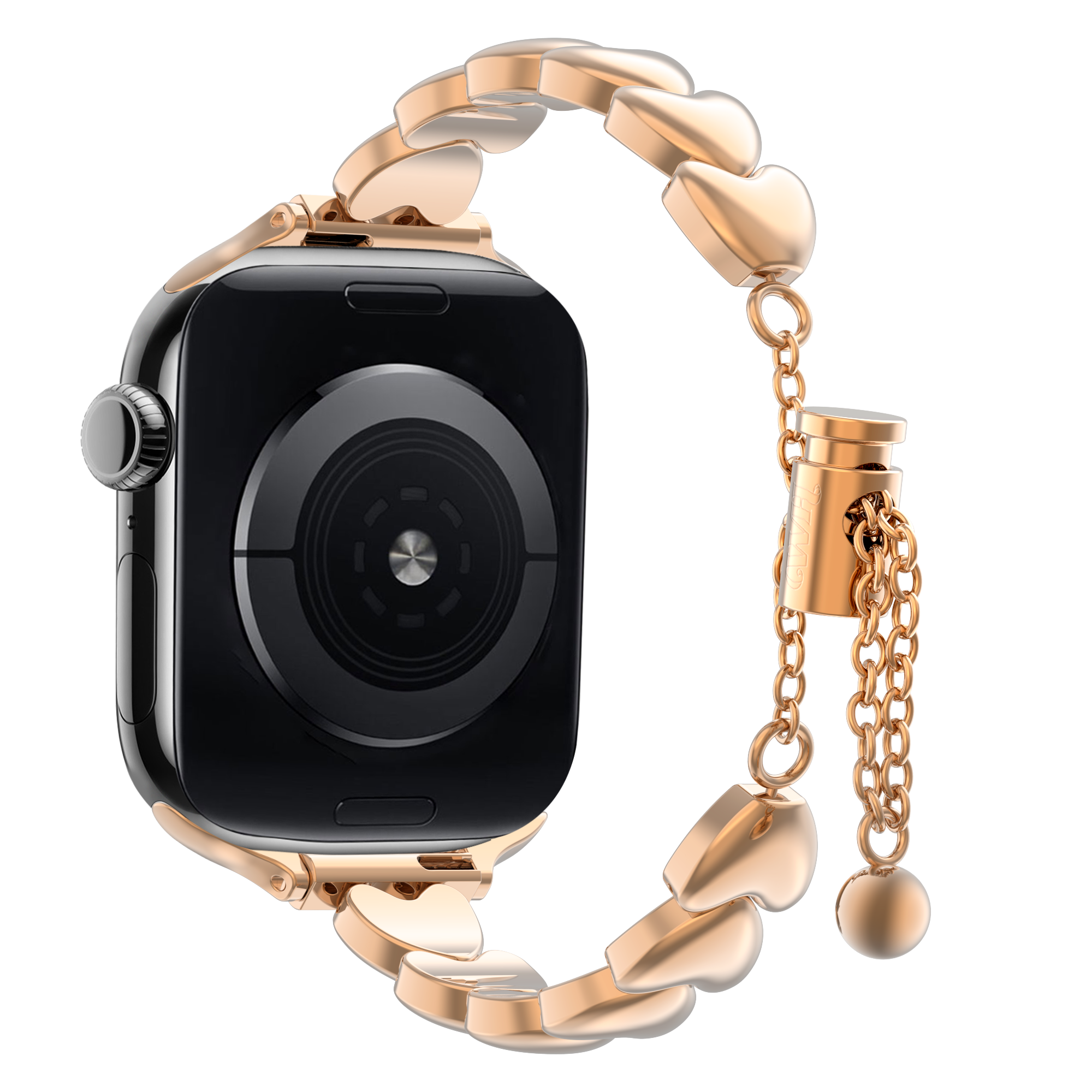 xoxo Wildhearts Apple Watch Steel Strap 'Hearts' (Rose Gold)