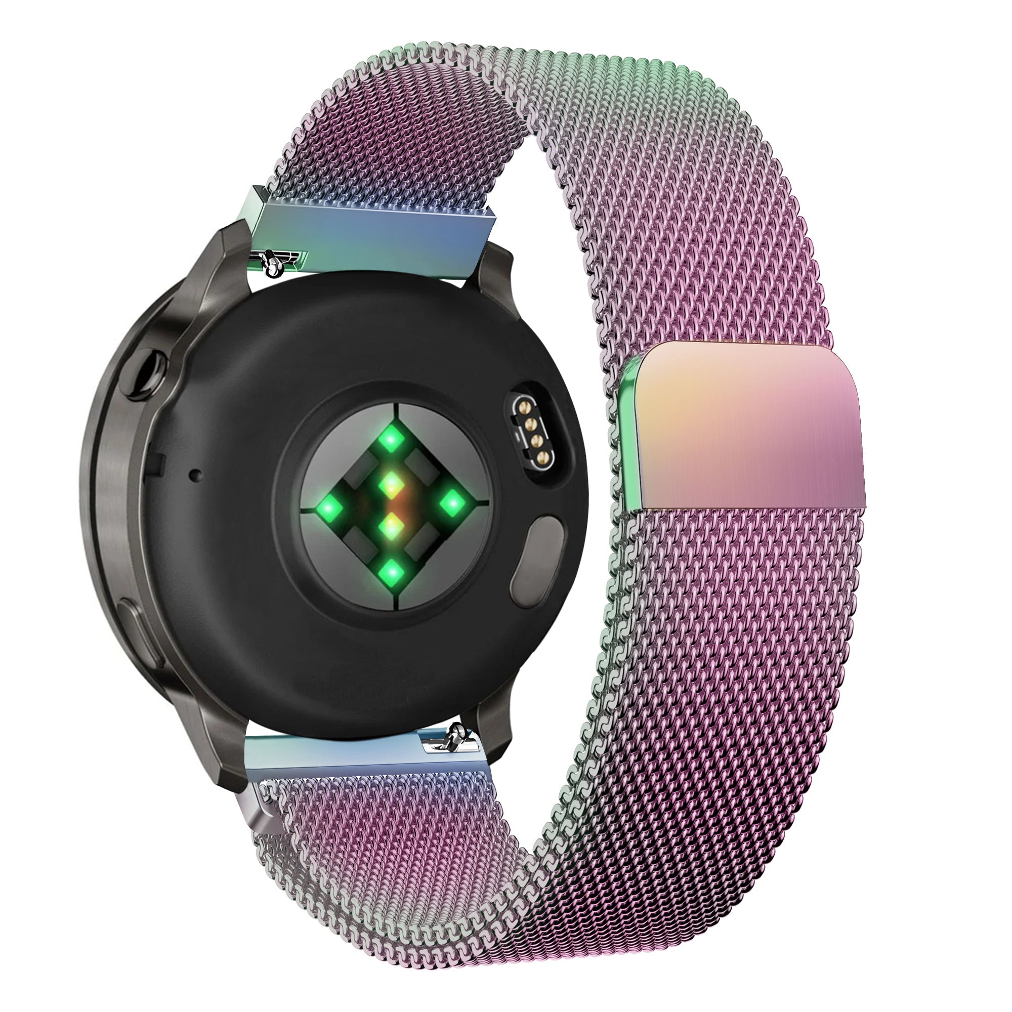 Bandz Garmin Bounce 2 Milanese Loop Armband (Perlmutt)
