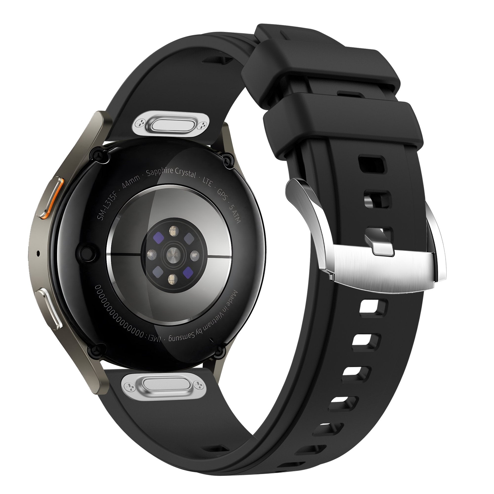 Bandz Samsung Galaxy Watch 4 - 40mm Silicone Strap 'Easy Fit' (Black)