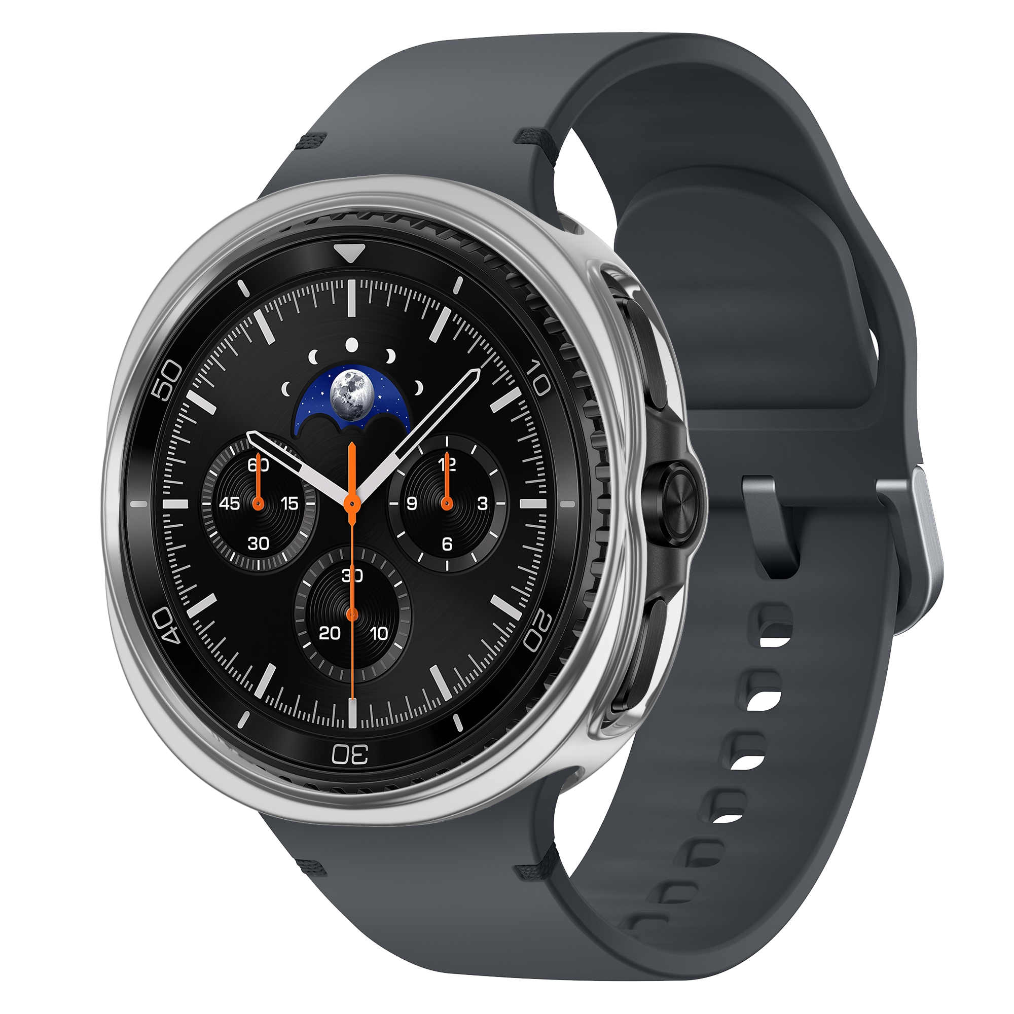 Bandz Funda TPU Samsung Galaxy Watch 8 Classic (plateado)