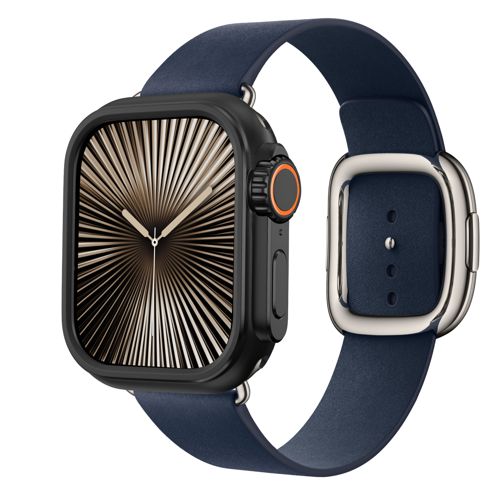 Bandz Funda metalica Apple Watch 7/8/9 - 45mm (negro)