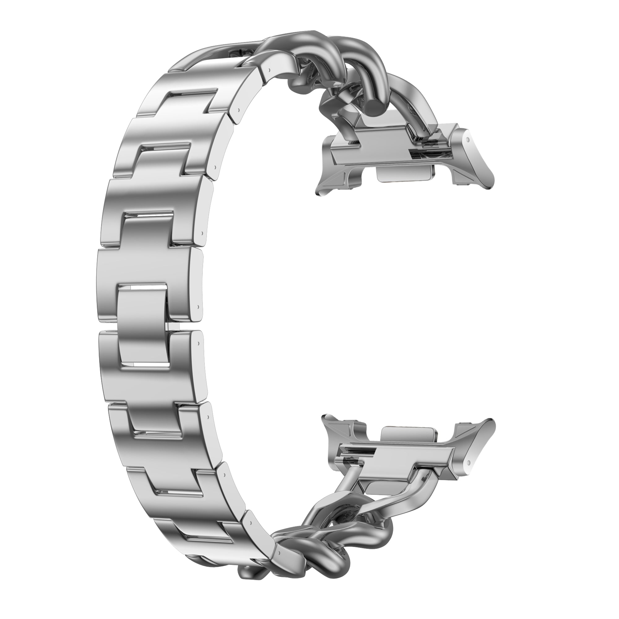 Correa acero cadena Samsung Galaxy Watch 8 - 40mm (plateado)