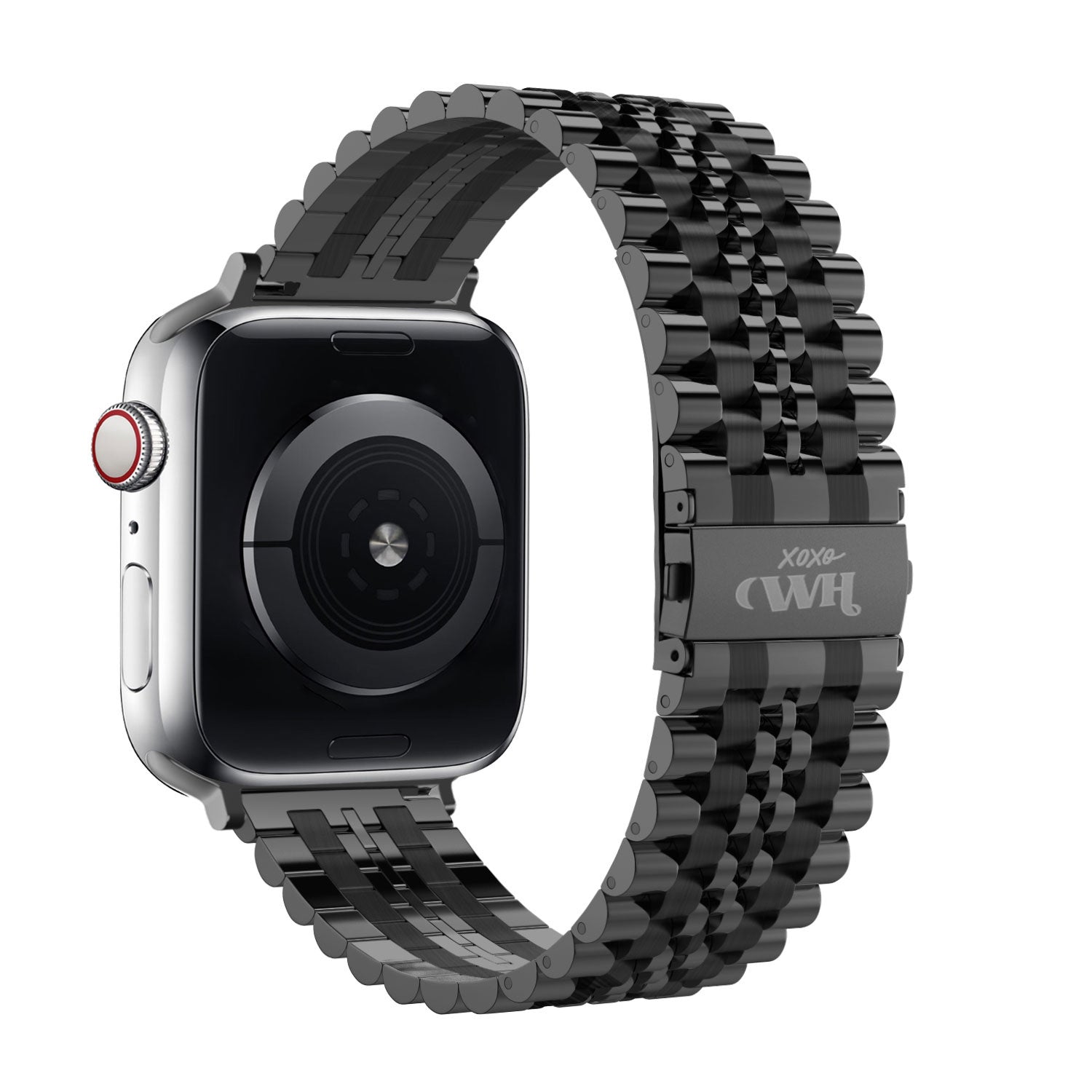 Correa acero xoxo Wildhearts Apple Watch (negro)