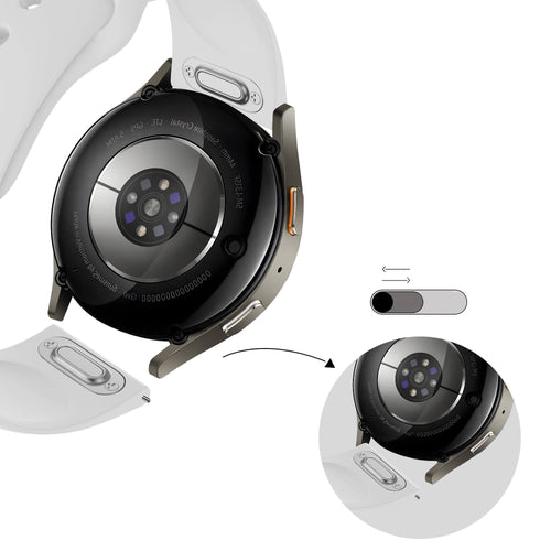 Bandz Bracelet sport 'Easy Fit' Amazfit Bip 3 (blanc)