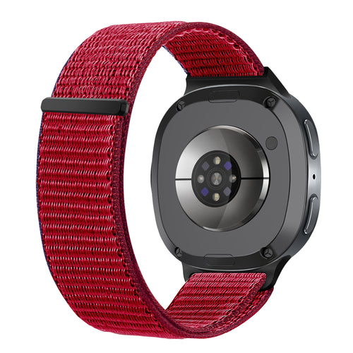 Samsung Galaxy Watch 8 Classic Nylonarmband (Rot Mix)