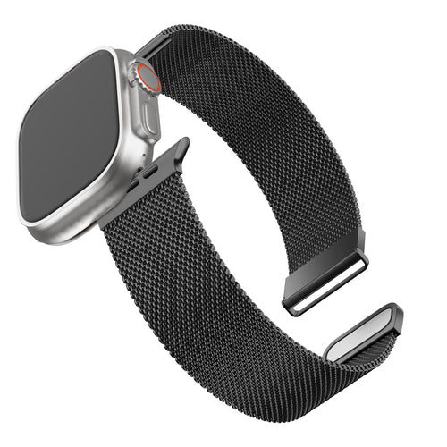 BALR. Correa milanesa Apple Watch (negra)