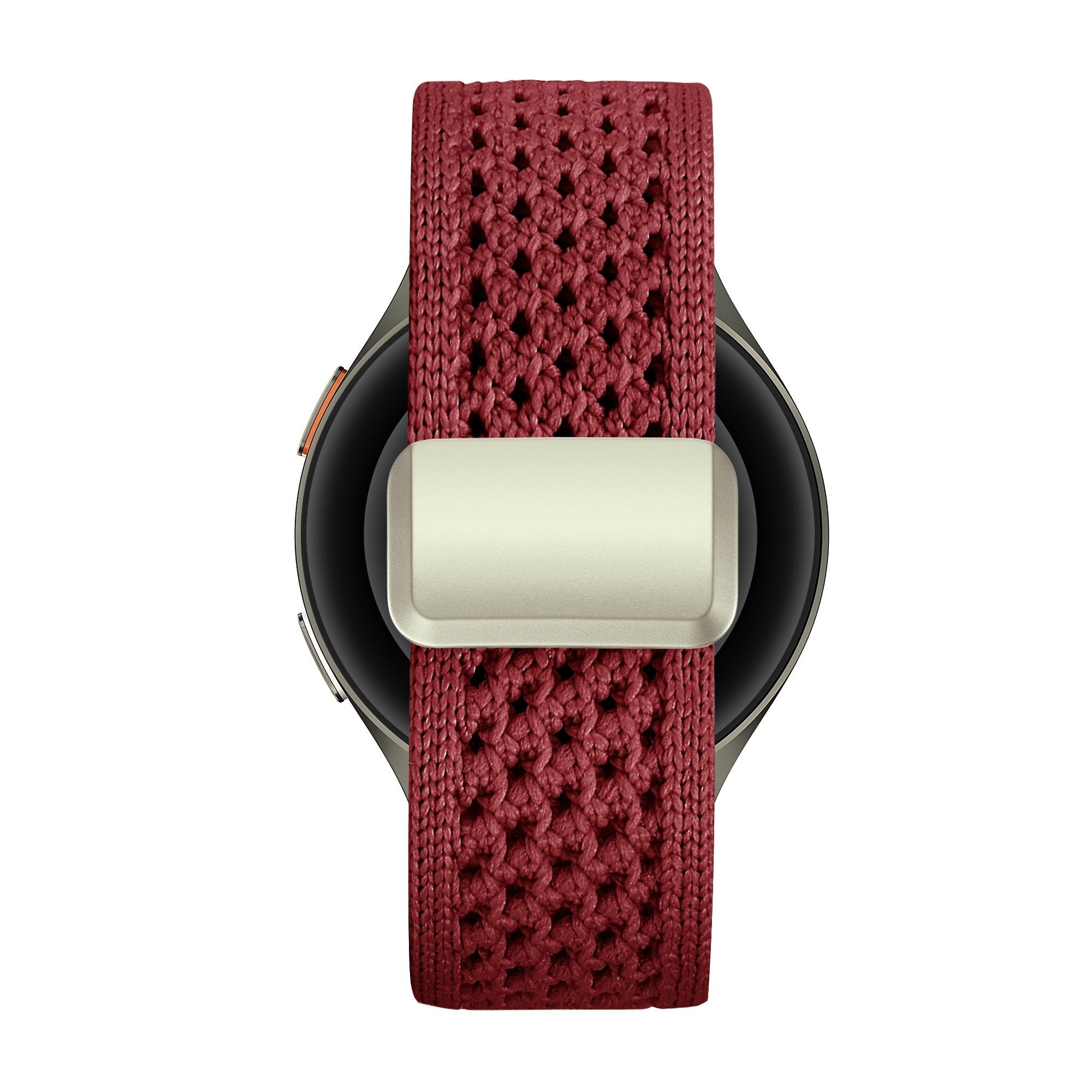 Bandz Amazfit Active 2 Vintage Nylon Strap (Wine Red)