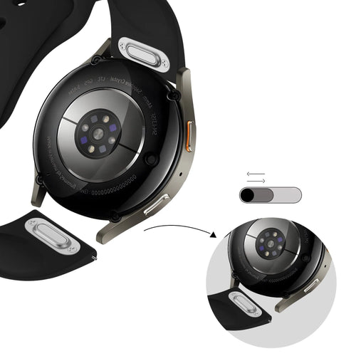 Bandz Suunto Nautic S Sport Strap 'Easy Fit' (Black)
