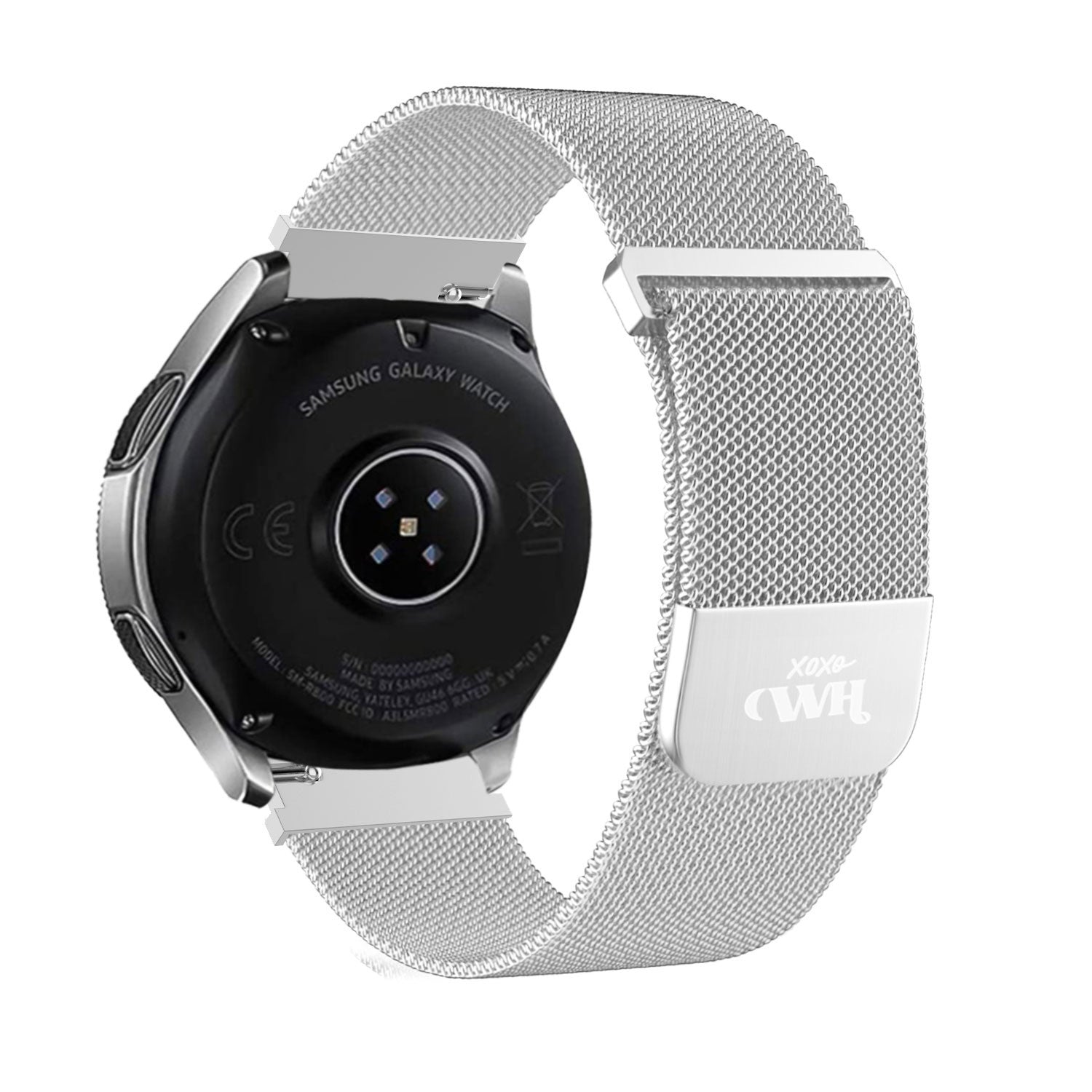xoxo Wildhearts Samsung Galaxy Watch Active Milanese-Armband (Silber)