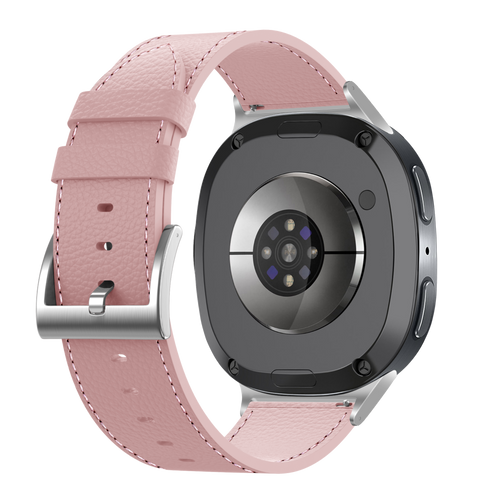 Samsung Galaxy Watch 8 Classic leren grain band (roze)