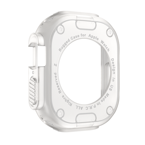 Bandz Apple Watch Ultra - 49mm robustes TPU-Hülle (Transparent)