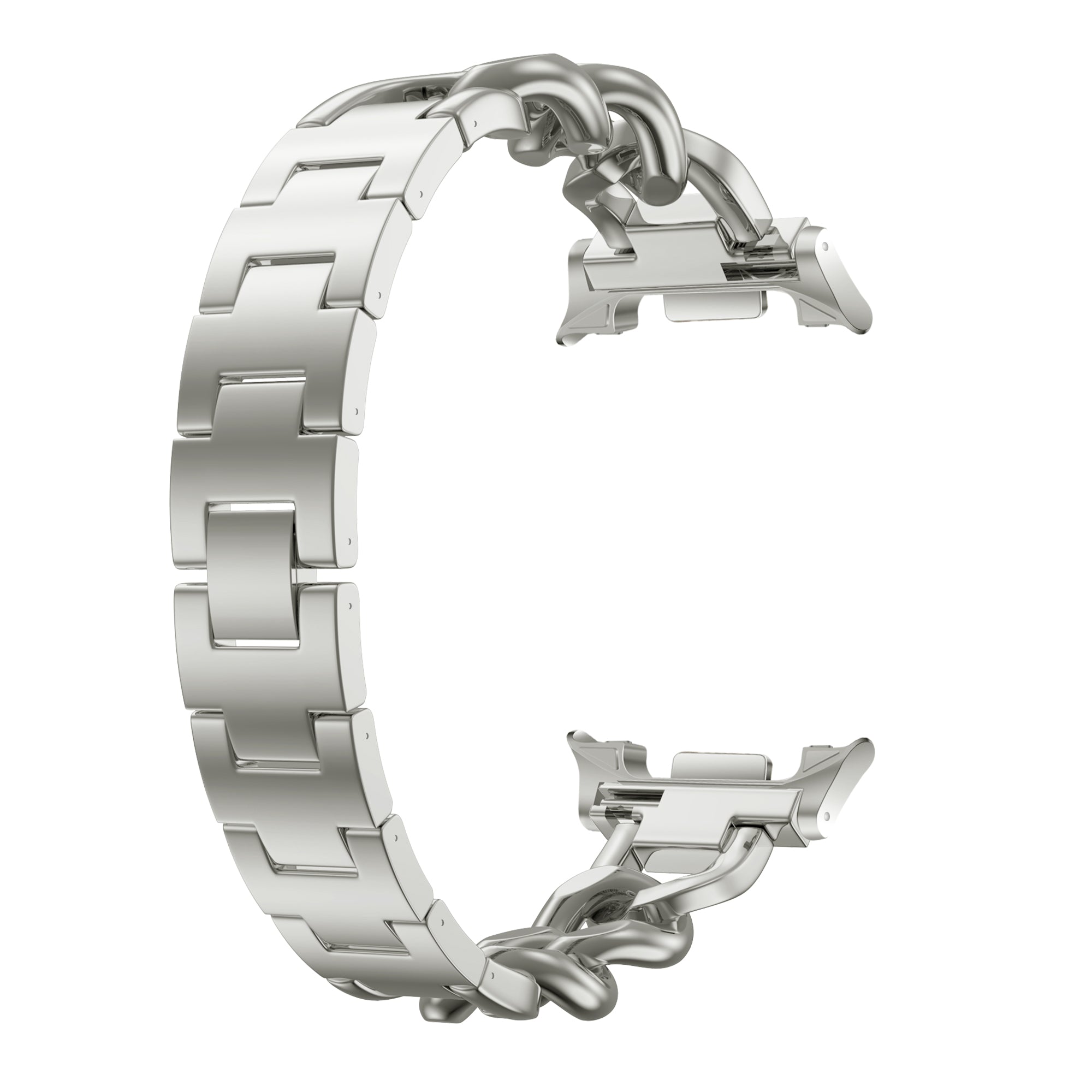 Samsung Galaxy Watch 8 - 40mm Steel Chain Strap (Starlight)