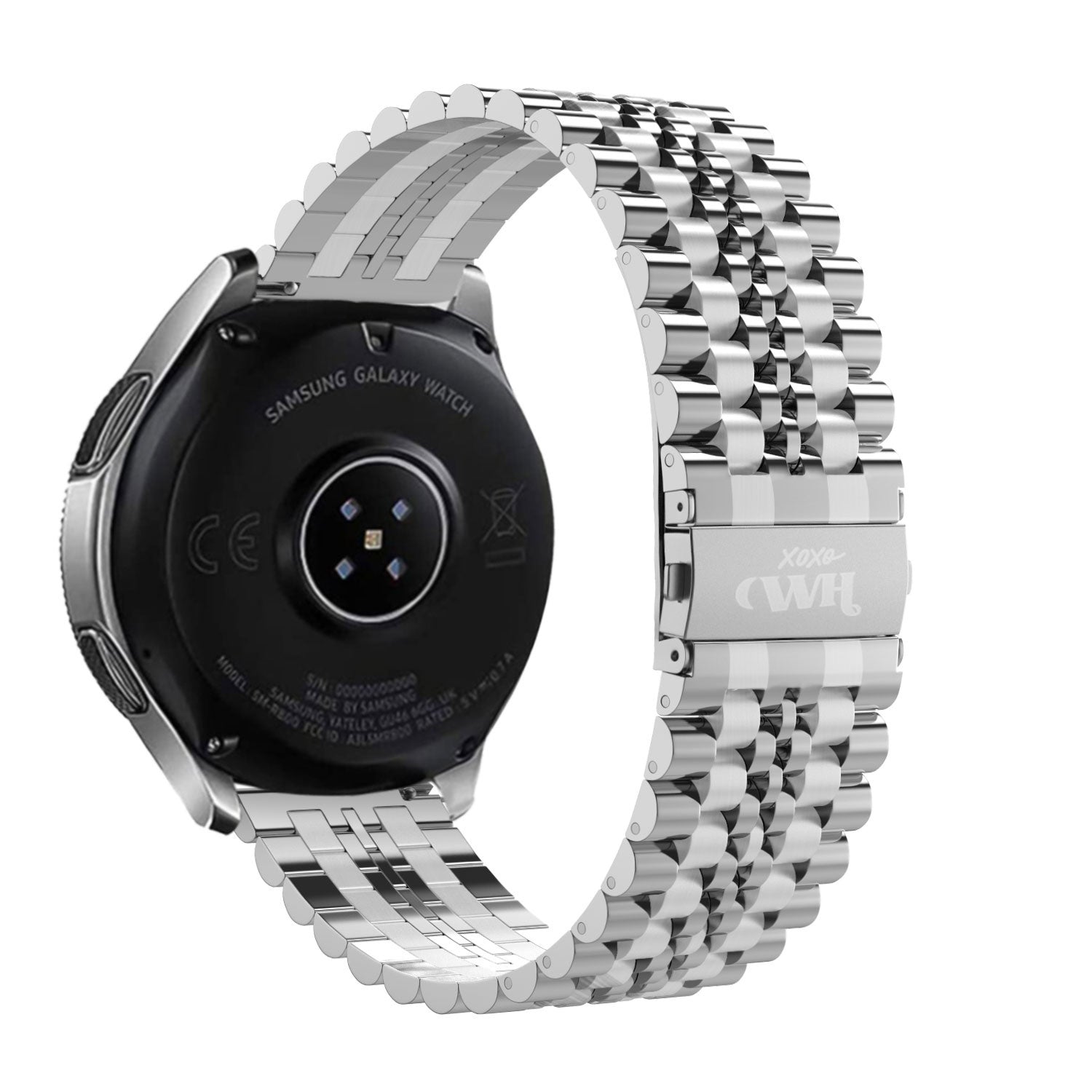 xoxo Wildhearts Fossil Gen 5e 44mm Steel Strap (Silver)