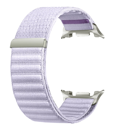 Bracelet nylon Wave Samsung Galaxy Watch 8 - 44mm (violet clair)