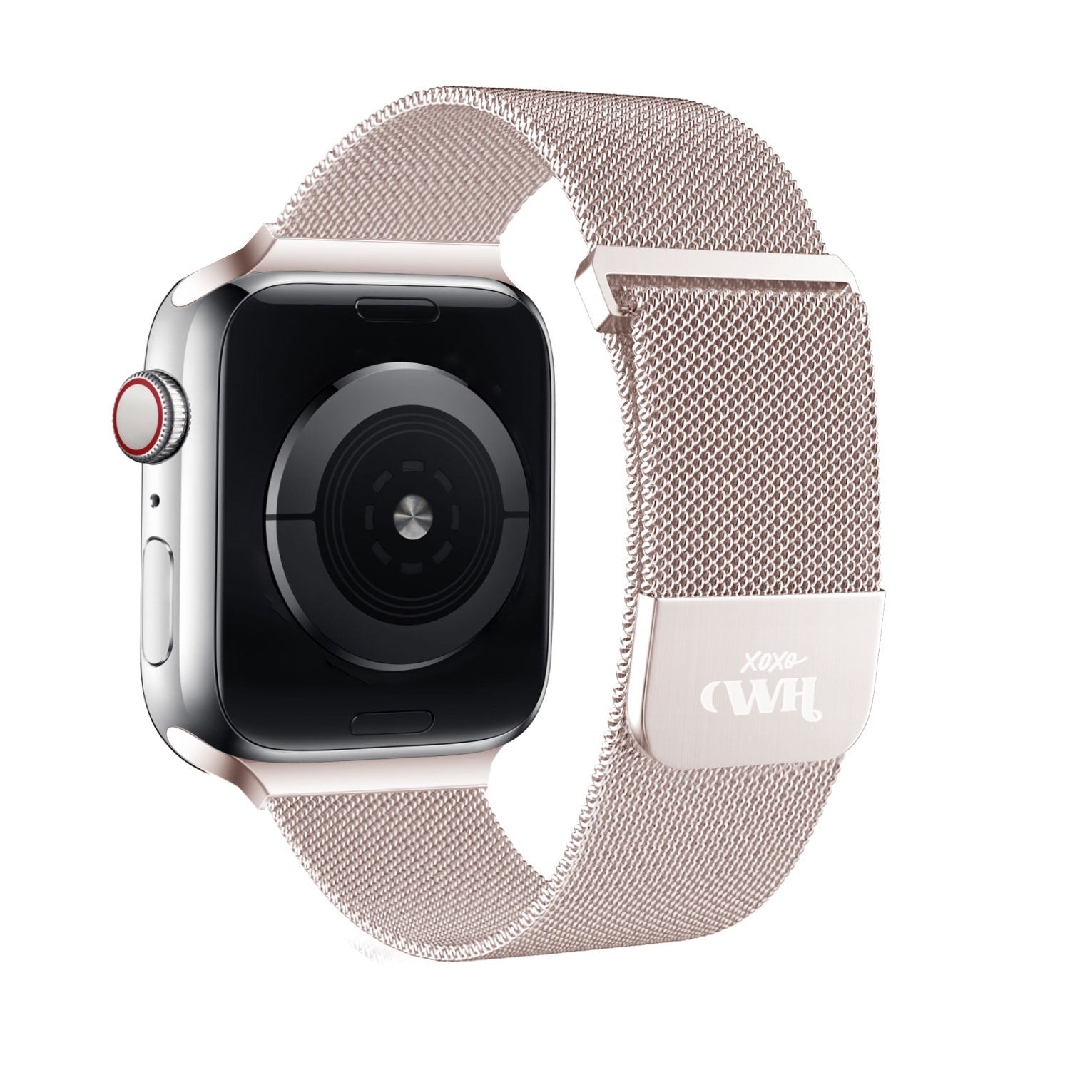 Correa milanesa xoxo Wildhearts Apple Watch (rosado/dorado)