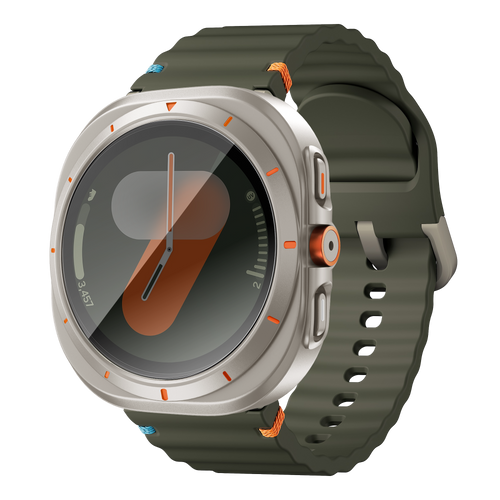 Bandz Samsung Galaxy Watch 7 - 44mm Square PC-Gehäuse mit Glass (Titan)