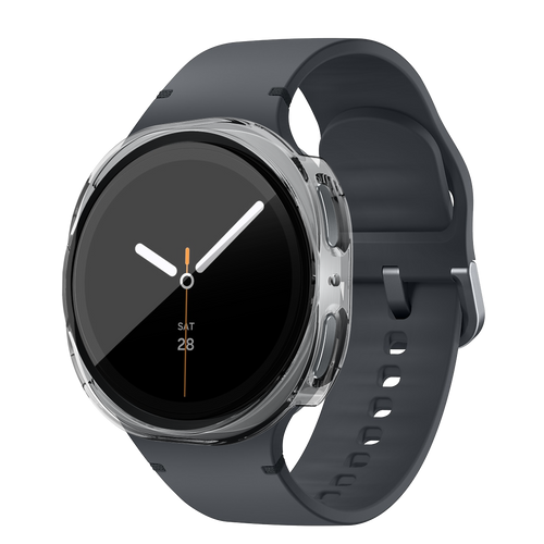 Bandz Samsung Galaxy Watch 8 - 44mm PC hoesje met glas (transparant)