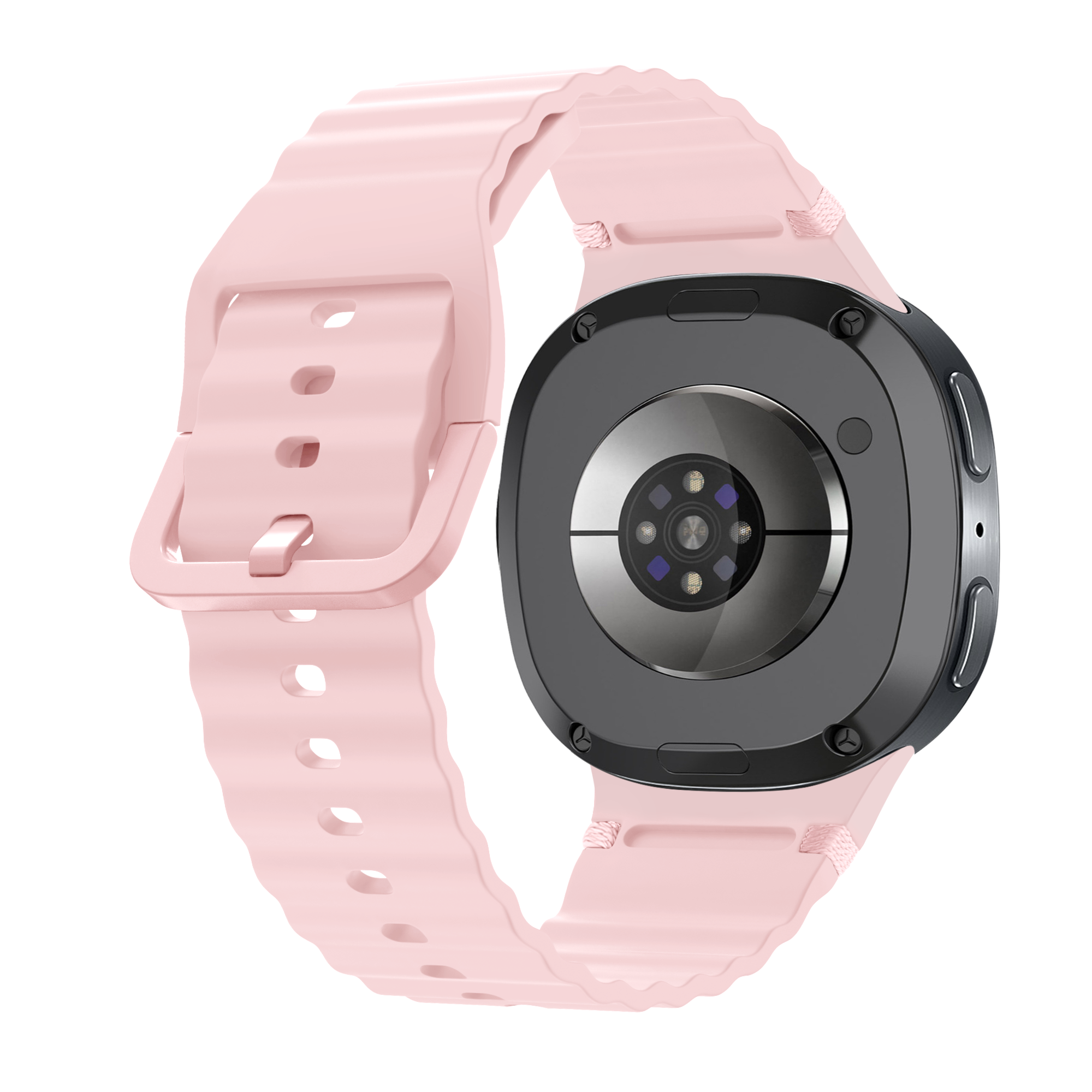 Samsung Galaxy Watch 8 Classic Wave Silikonarmband (Rosa)