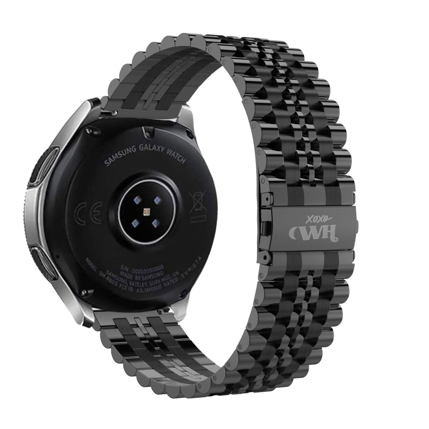 xoxo Wildhearts Fossil Gen 5e 44mm Steel Strap (Black)